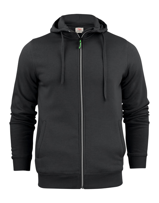 Mens Full Zip Hoodie - Black