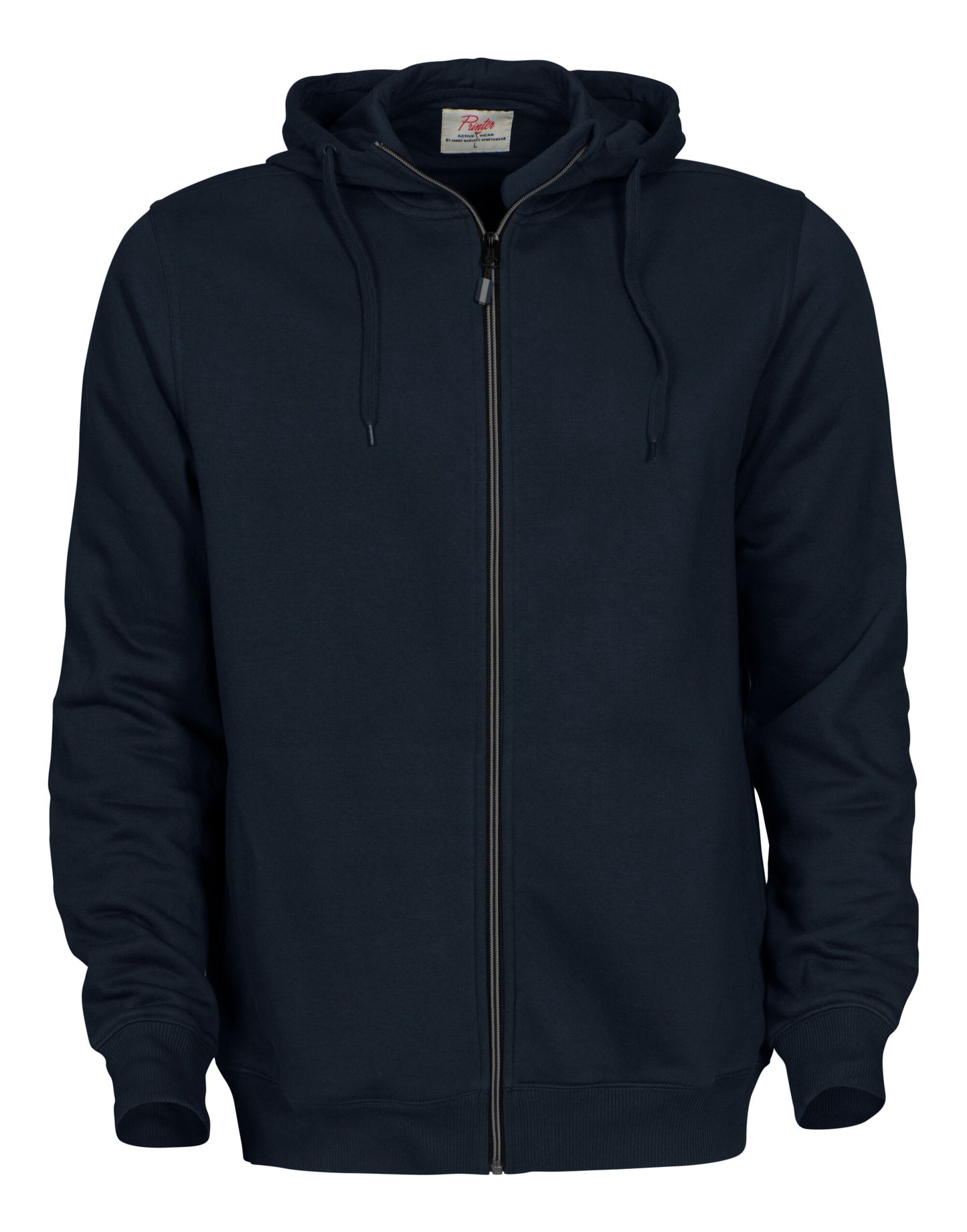 Mens Full Zip Hoodie - Dark Navy