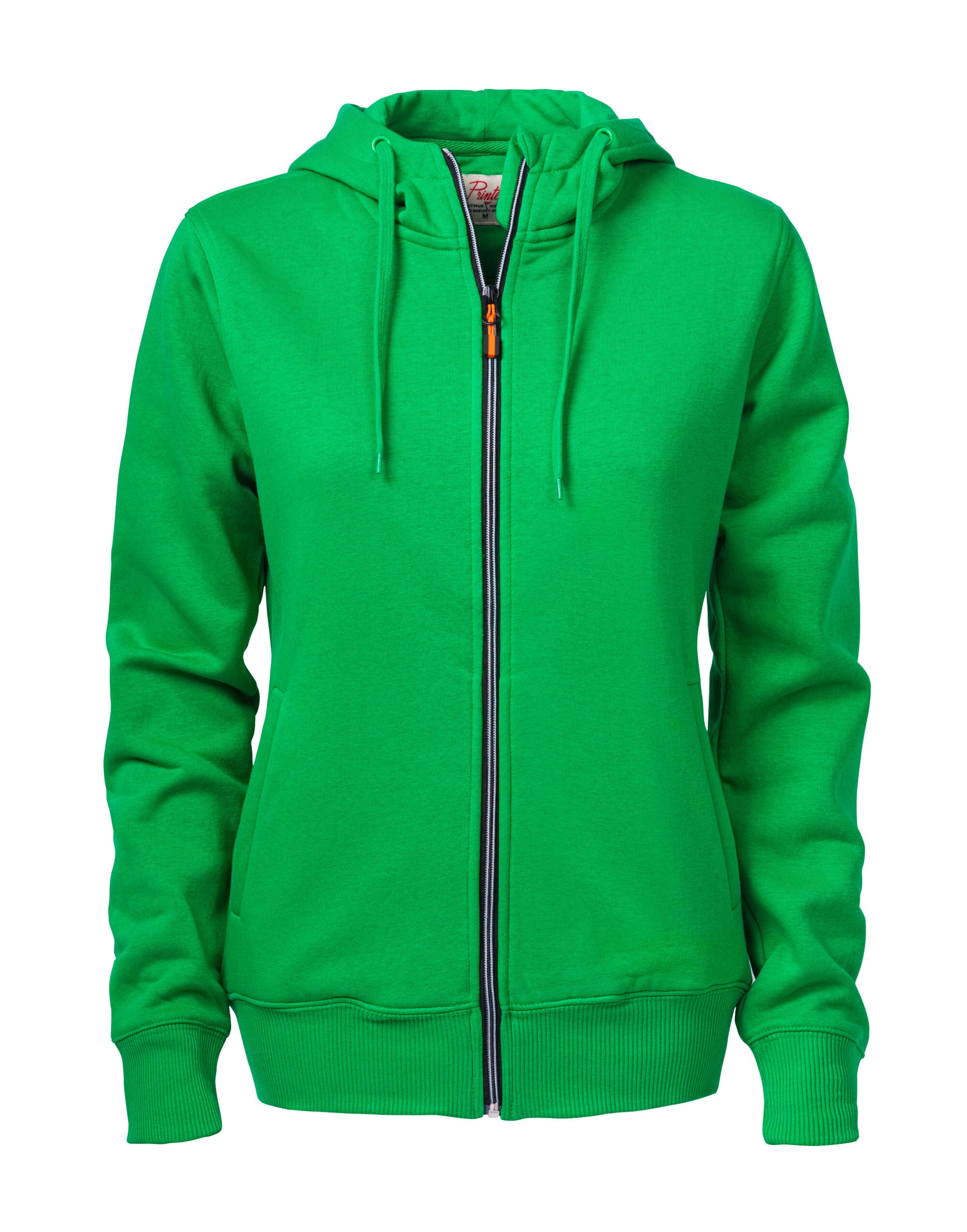 Ladies Overhead Full Zip Hoody - Fresh Green
