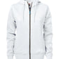 Ladies Overhead Full Zip Hoody - White