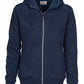 Ladies Overhead Full Zip Hoody - Navy