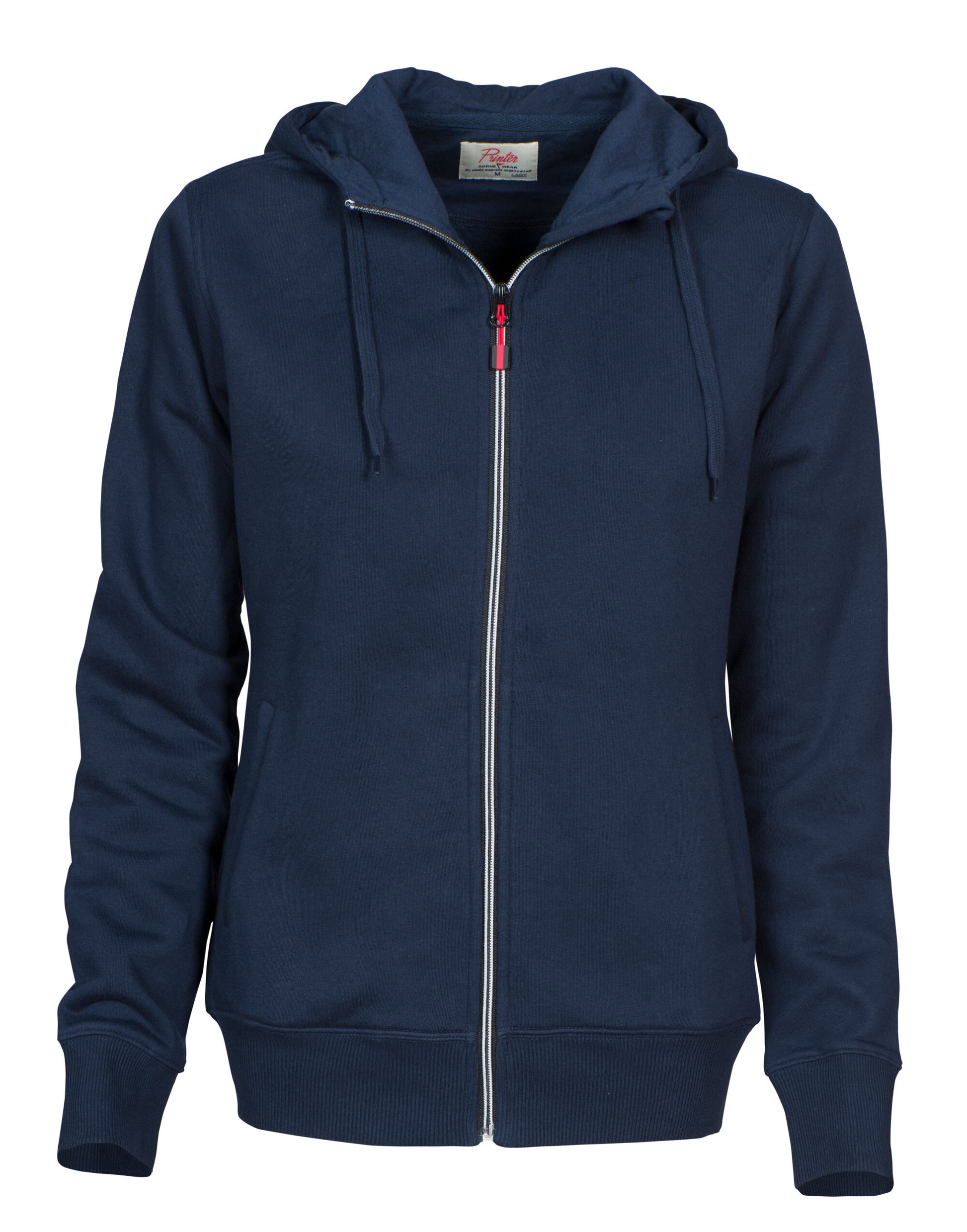 Ladies Overhead Full Zip Hoody - Navy