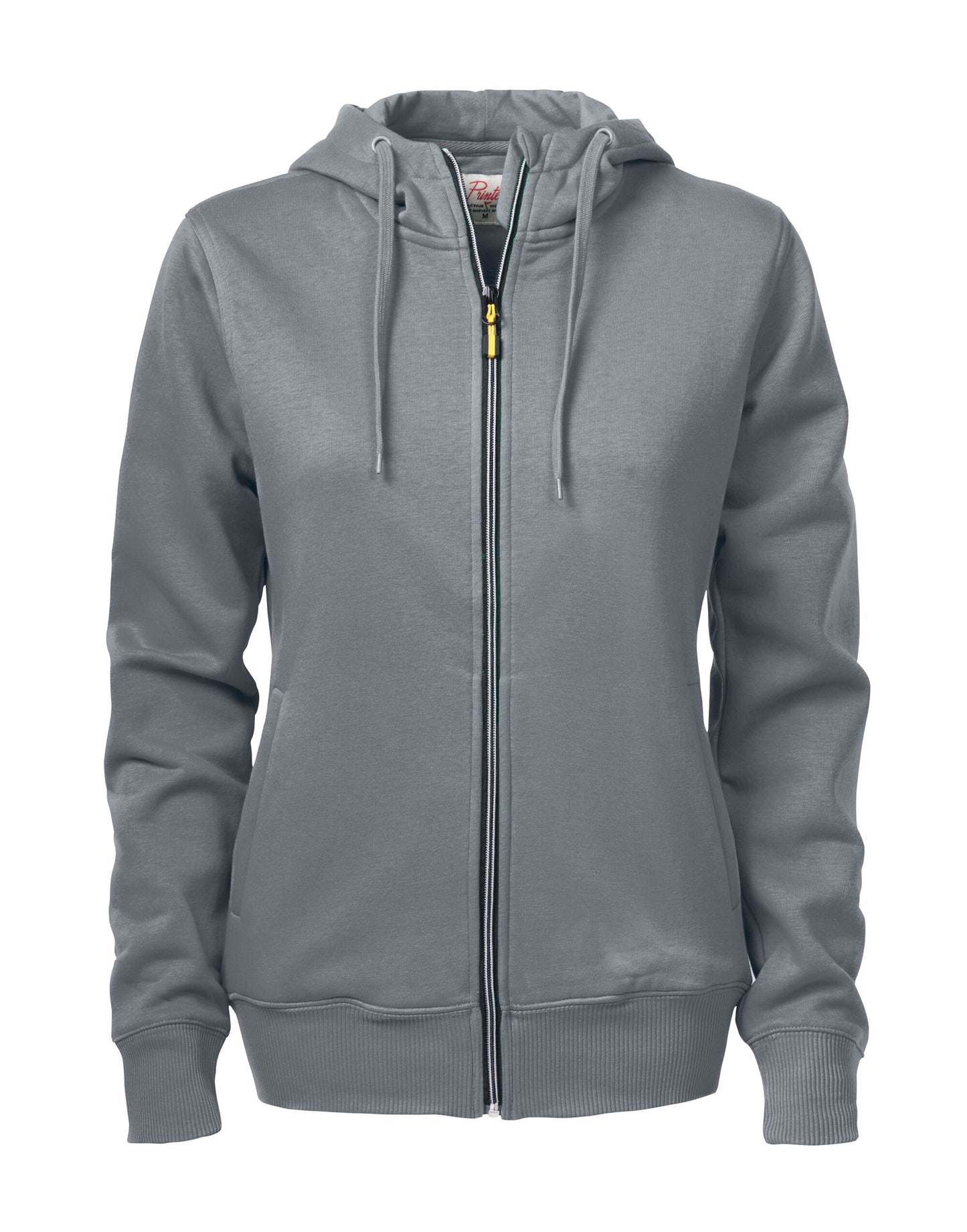 Ladies Overhead Full Zip Hoody - Steel Grey