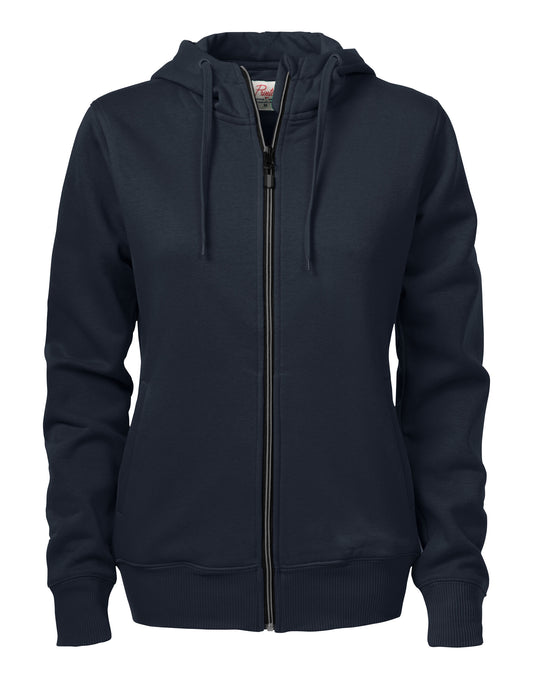 Ladies Overhead Full Zip Hoody - Dark Navy