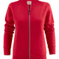 Ladies Javelin Full Zip Sweatshirt - Red
