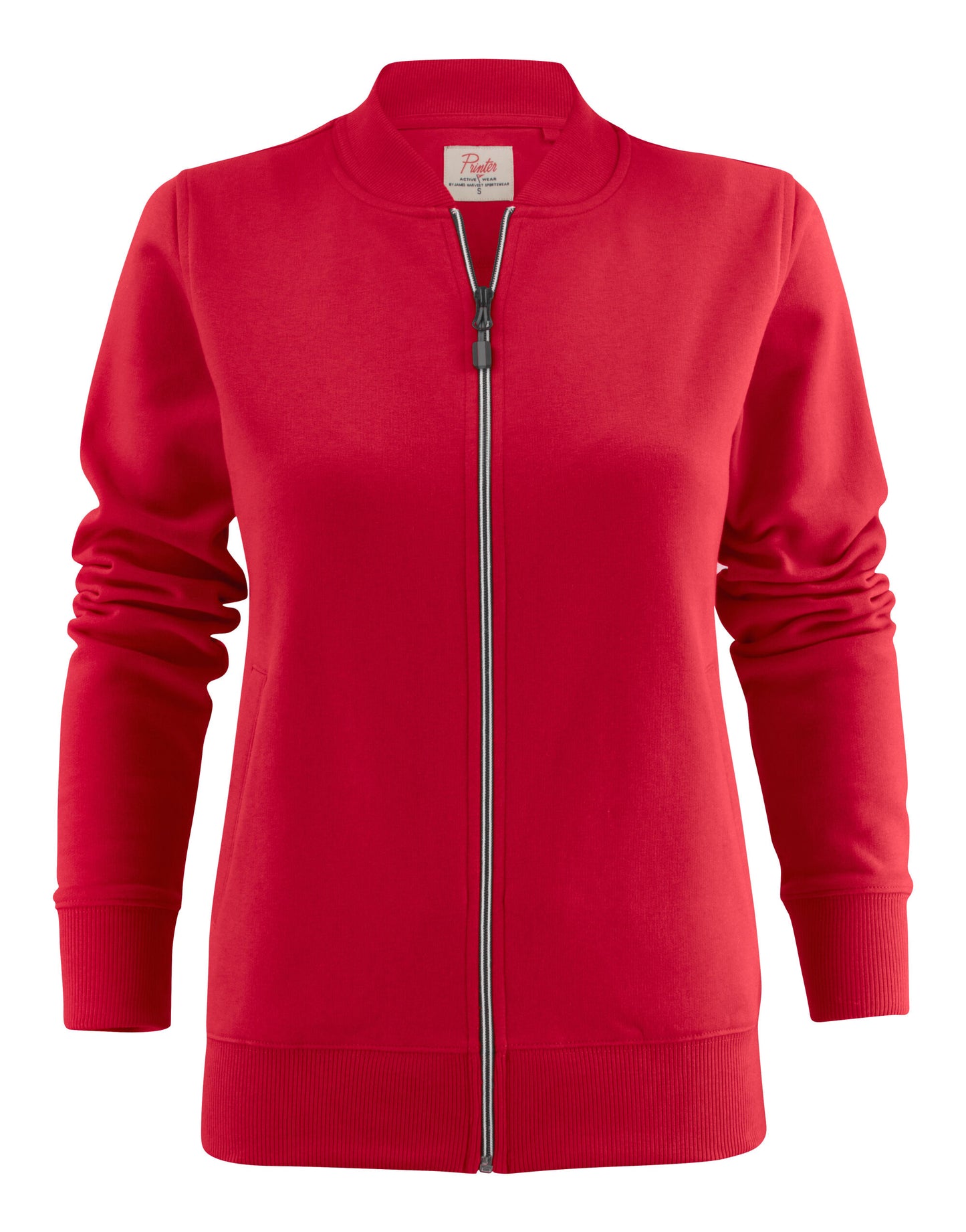 Ladies Javelin Full Zip Sweatshirt - Red