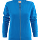 Ladies Javelin Full Zip Sweatshirt - Ocean Blue