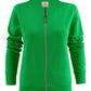 Ladies Javelin Full Zip Sweatshirt - Fresh Green