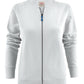 Ladies Javelin Full Zip Sweatshirt - White
