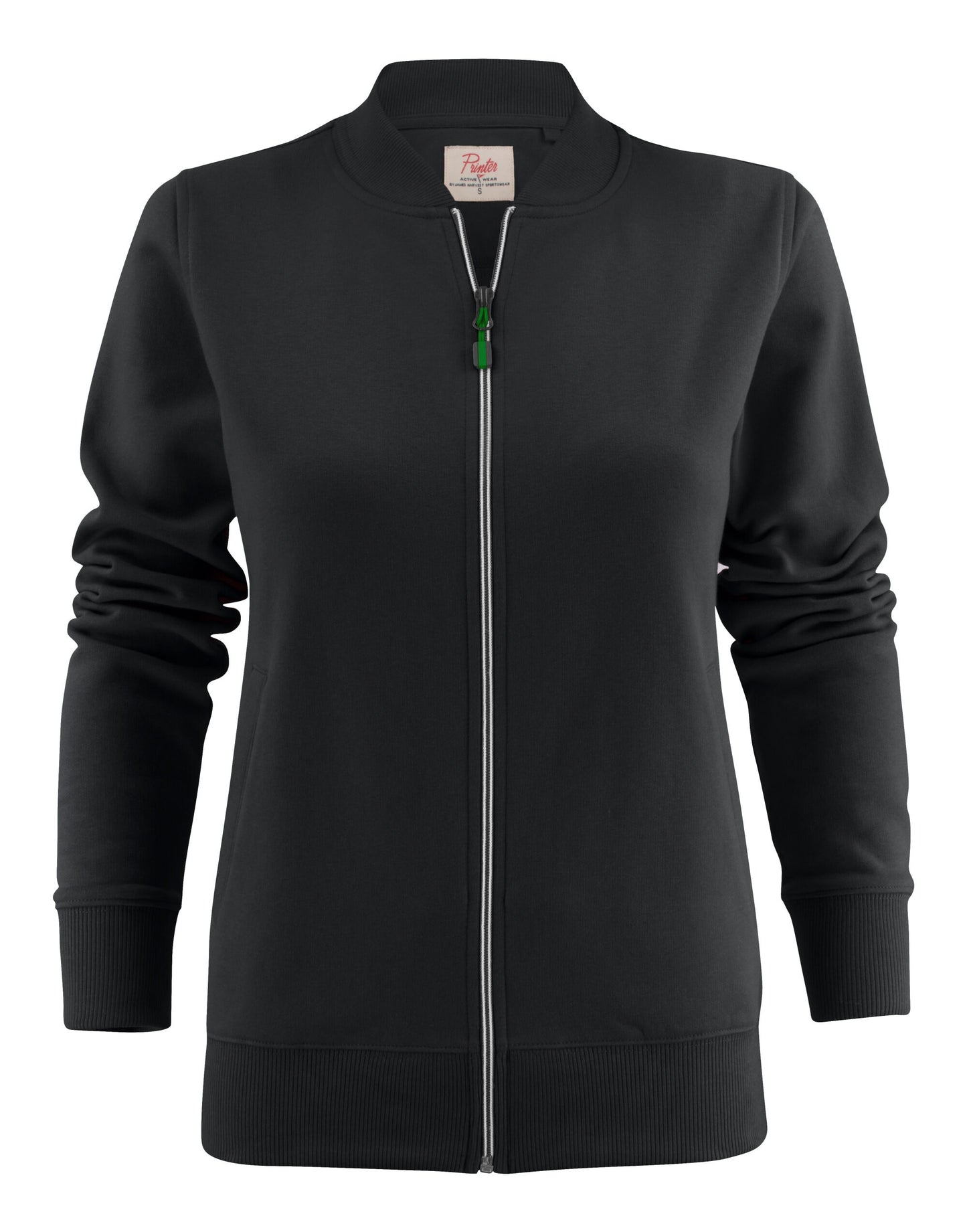 Ladies Javelin Full Zip Sweatshirt - Black