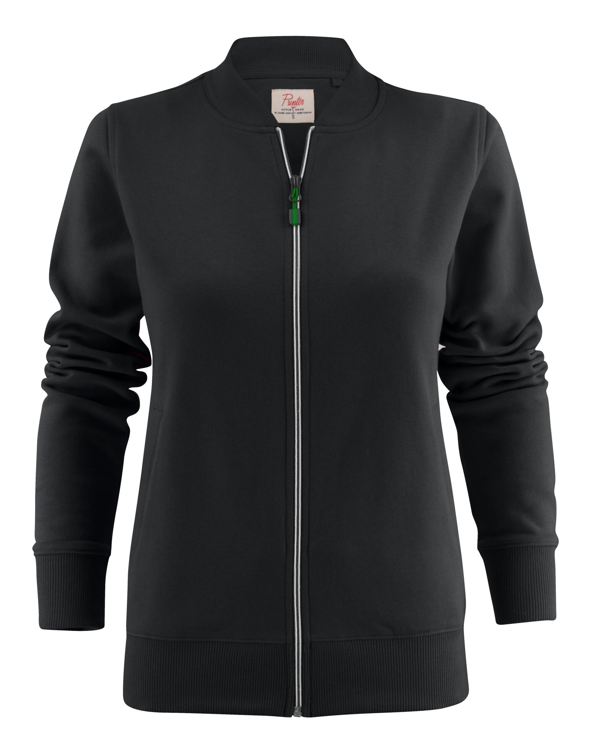 Ladies Javelin Full Zip Sweatshirt - Black