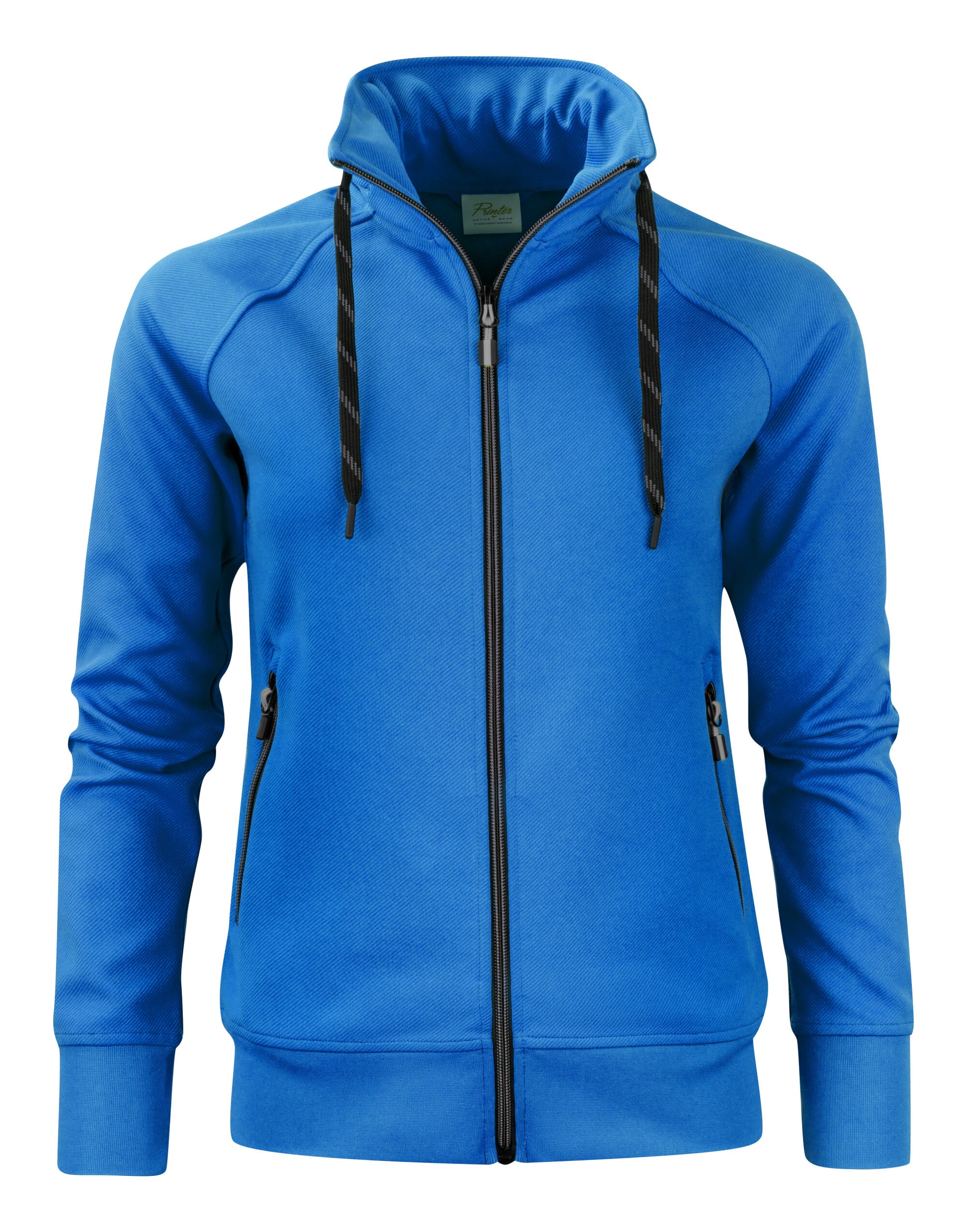 Ladies Jog Full Zip Sweatshirt - Ocean Blue