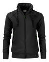 Ladies Jog Full Zip Sweatshirt - Black