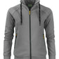 Ladies Jog Full Zip Sweatshirt - Steel Grey