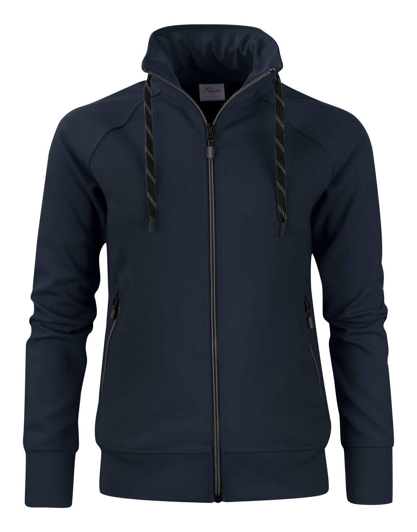 Ladies Jog Full Zip Sweatshirt - Dark Navy