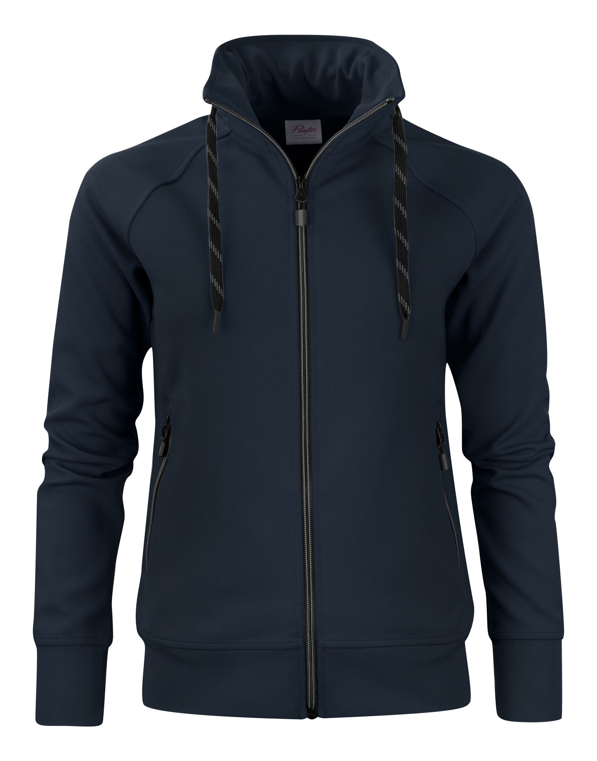 Ladies Jog Full Zip Sweatshirt - Dark Navy