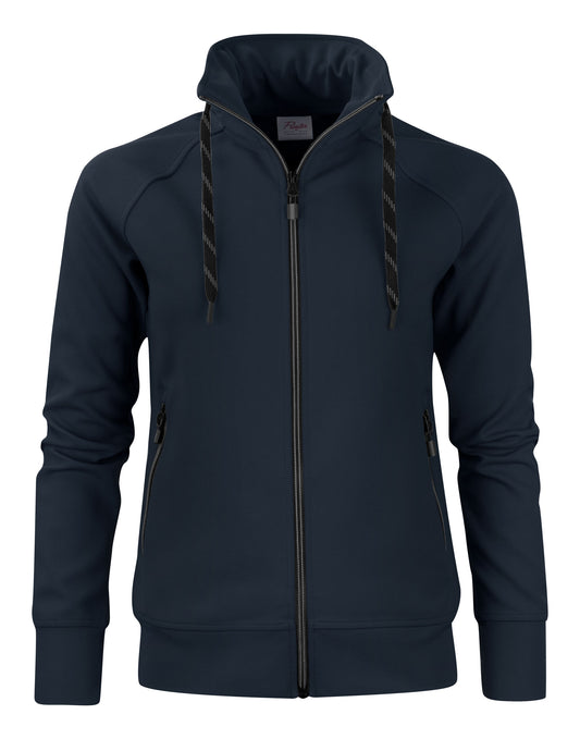 Ladies Jog Full Zip Sweatshirt - Dark Navy