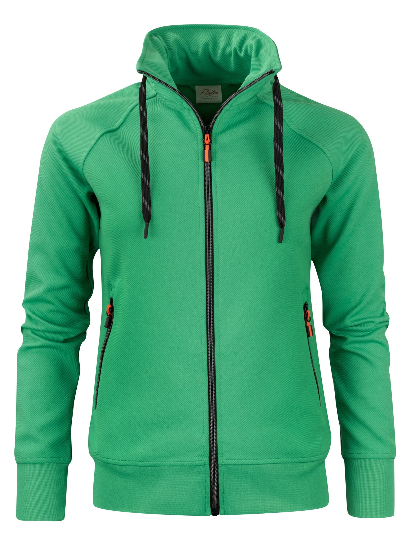 Ladies Jog Full Zip Sweatshirt - Fresh Green