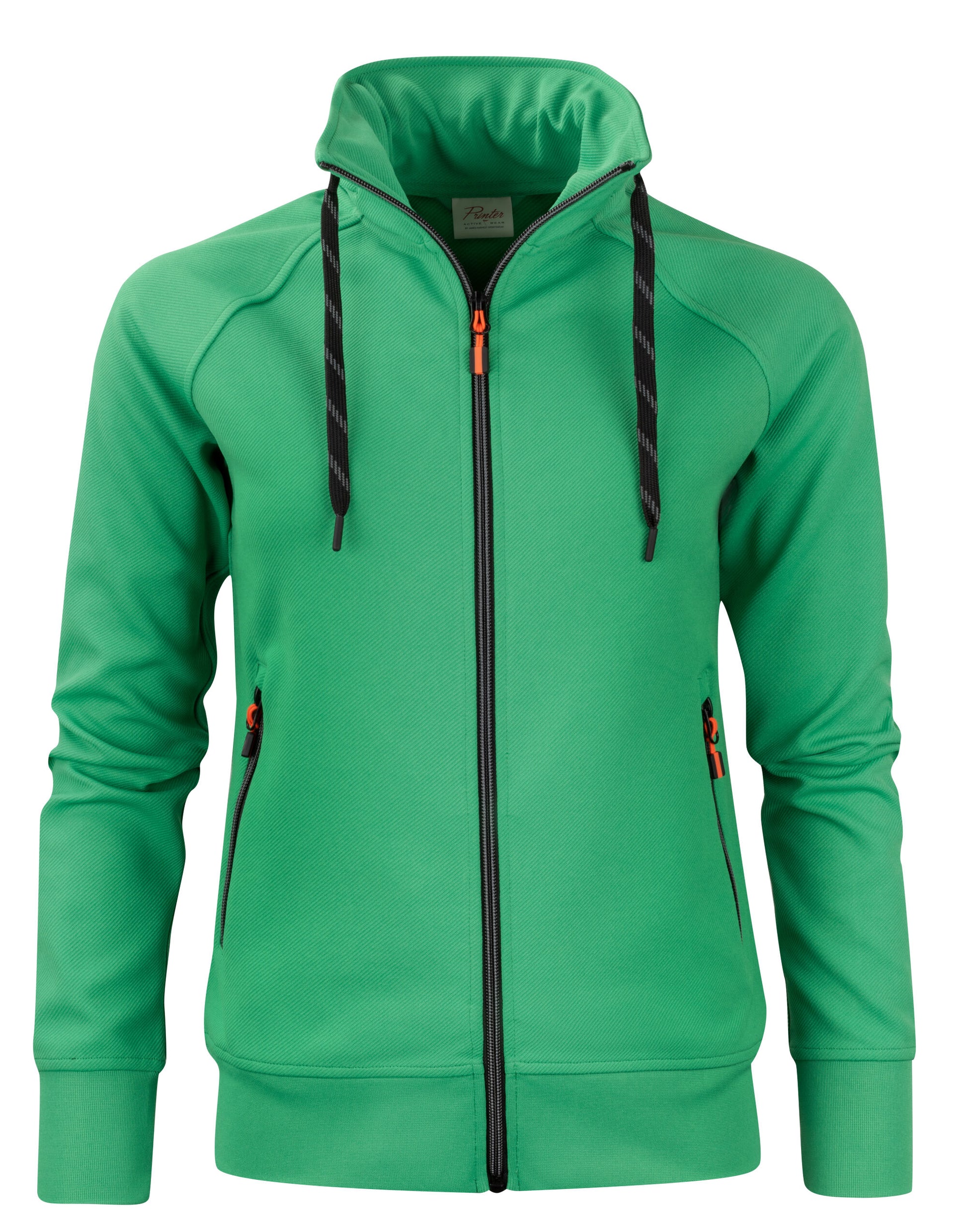 Ladies Jog Full Zip Sweatshirt - Fresh Green