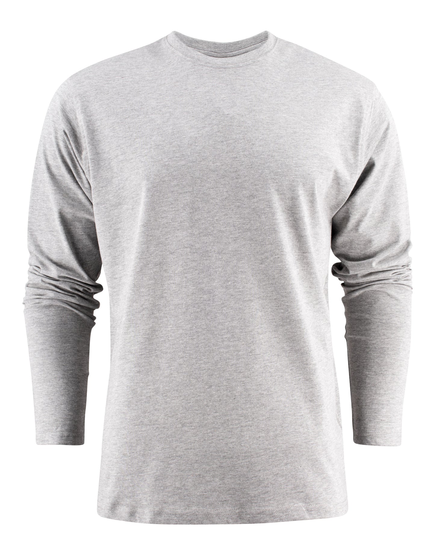 Heavy Long Sleeve T-Shirt - Grey Melange