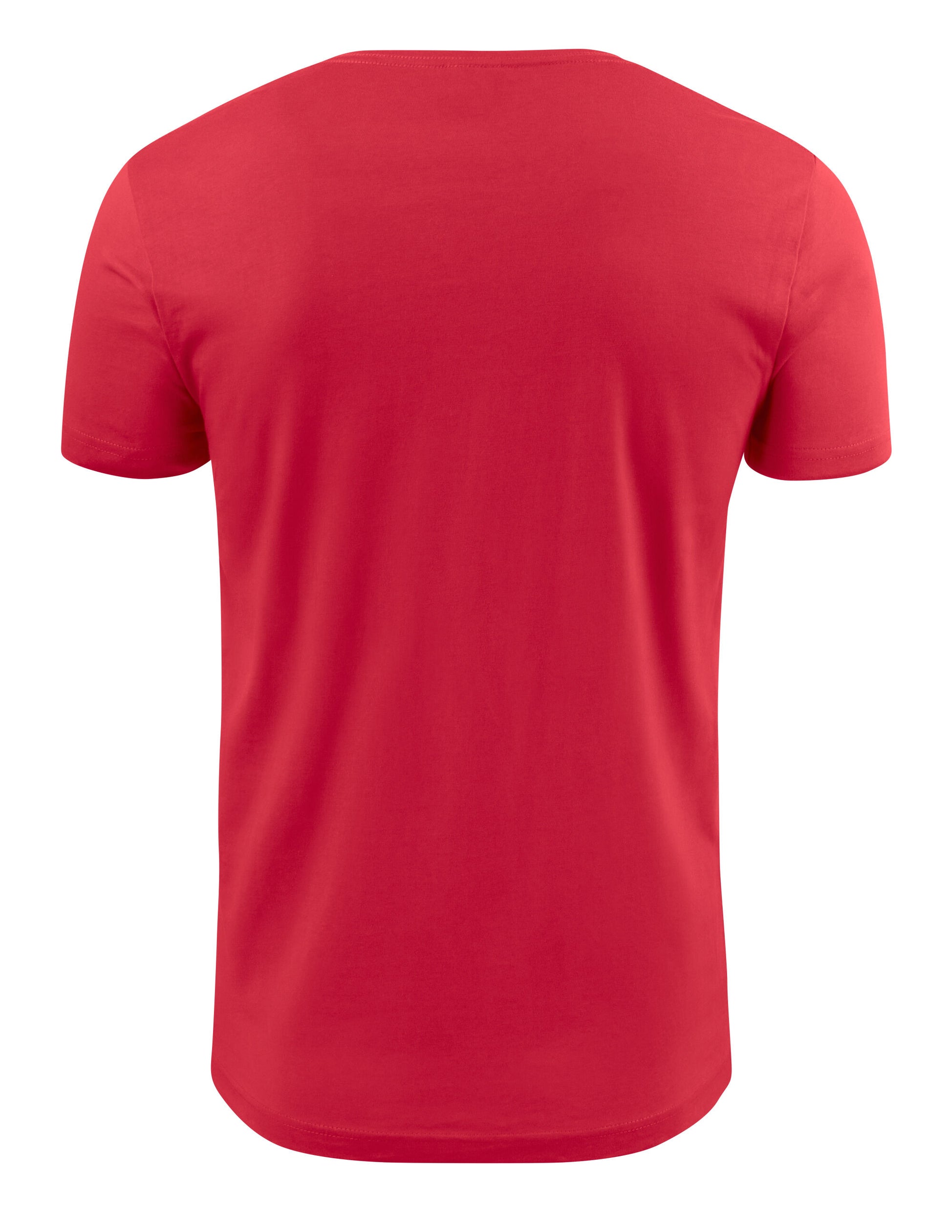 Heavy V-Neck T-Shirt - Red