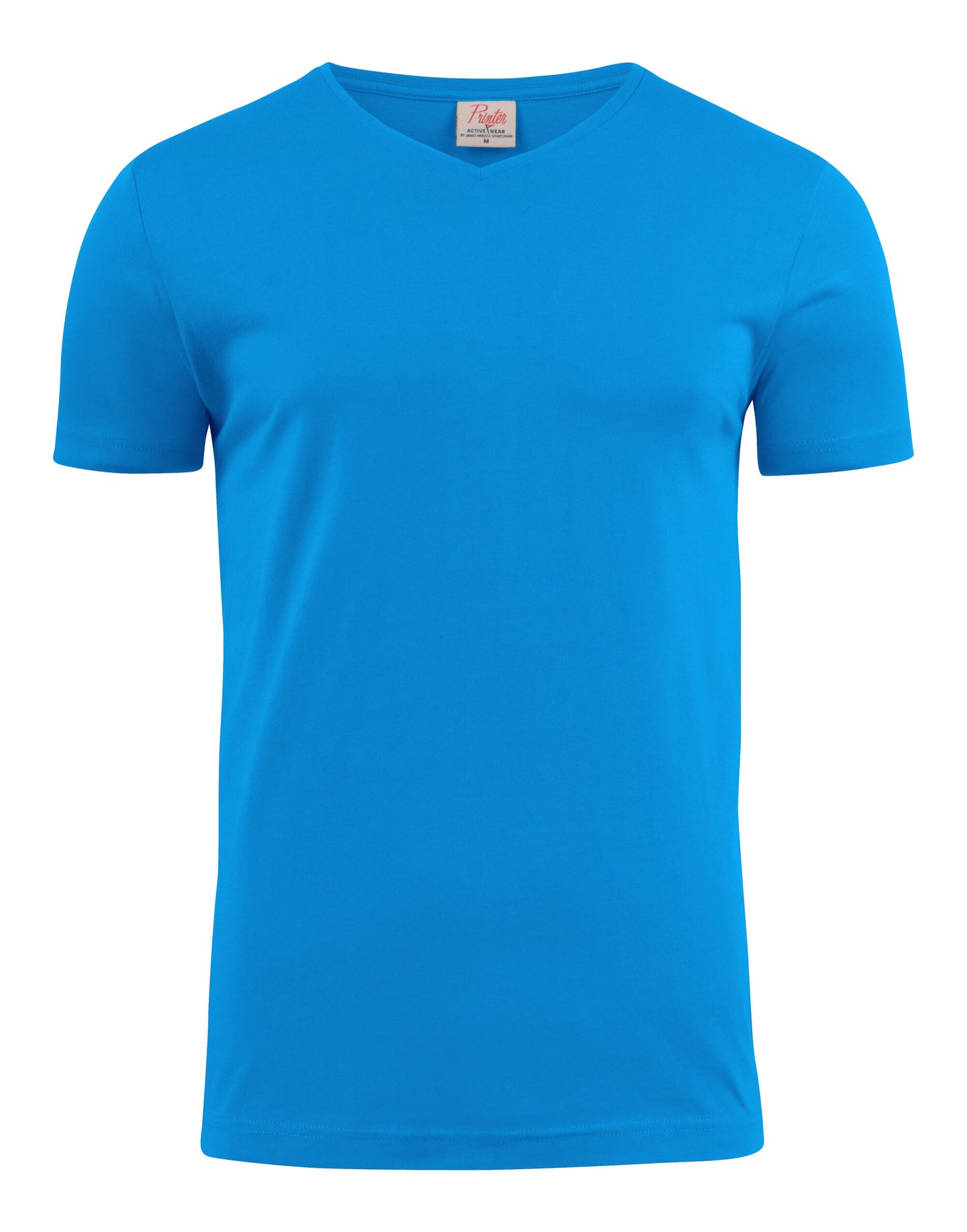 Heavy V-Neck T-Shirt - Ocean Blue