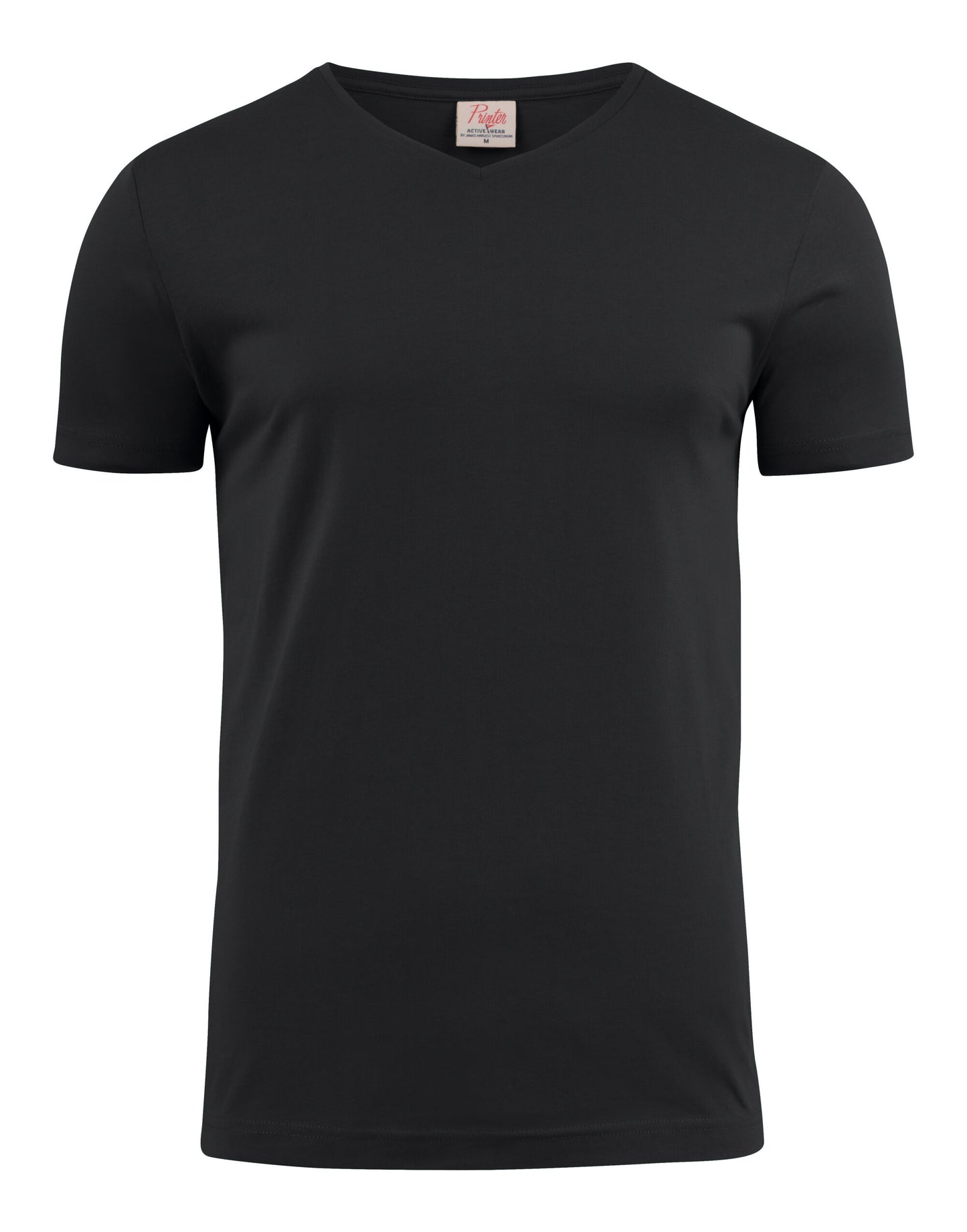 Heavy V-Neck T-Shirt - Black