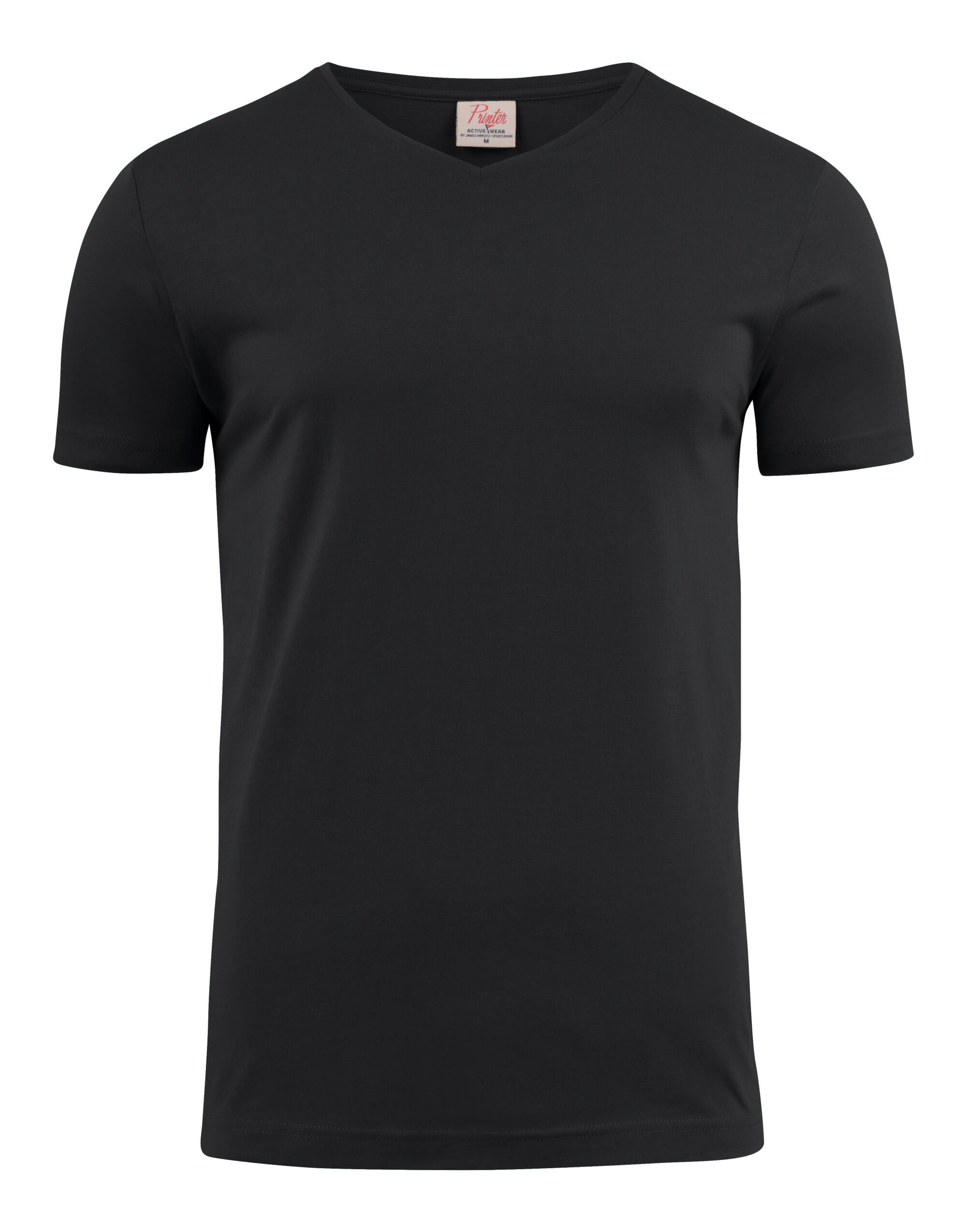 Heavy V-Neck T-Shirt - Black