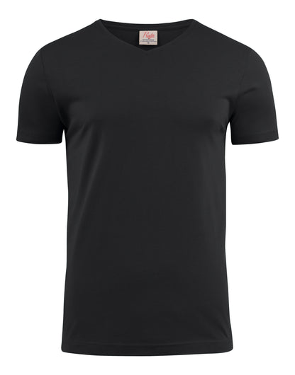 Heavy V-Neck T-Shirt - Black