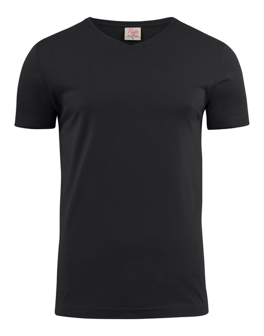 Heavy V-Neck T-Shirt - Black