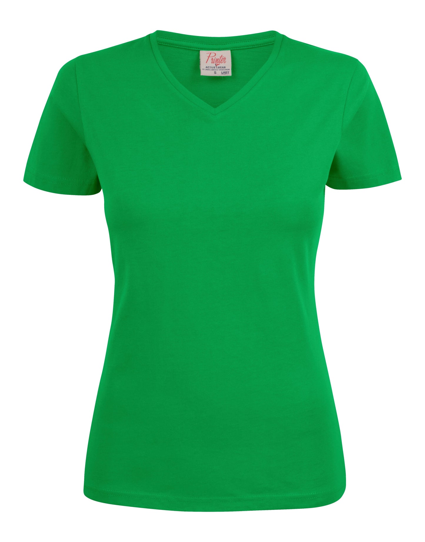 Ladies Heavy V-Neck T-Shirt - Fresh Green