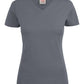 Ladies Heavy V-Neck T-Shirt - Steel Grey