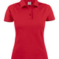 Ladies Surf Pique Polo - Red
