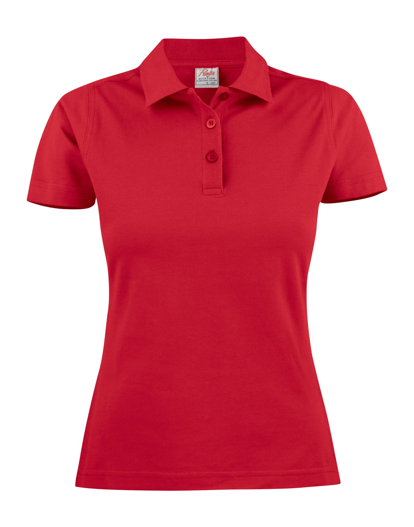 Ladies Surf Pique Polo - Red