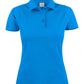 Ladies Surf Pique Polo - Ocean Blue