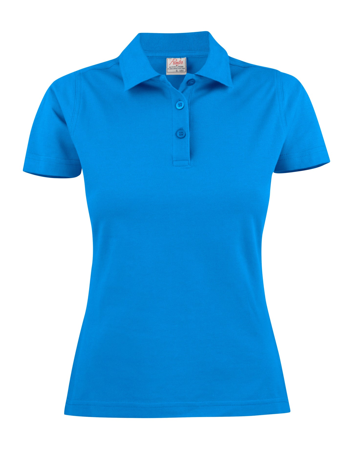 Ladies Surf Pique Polo - Ocean Blue