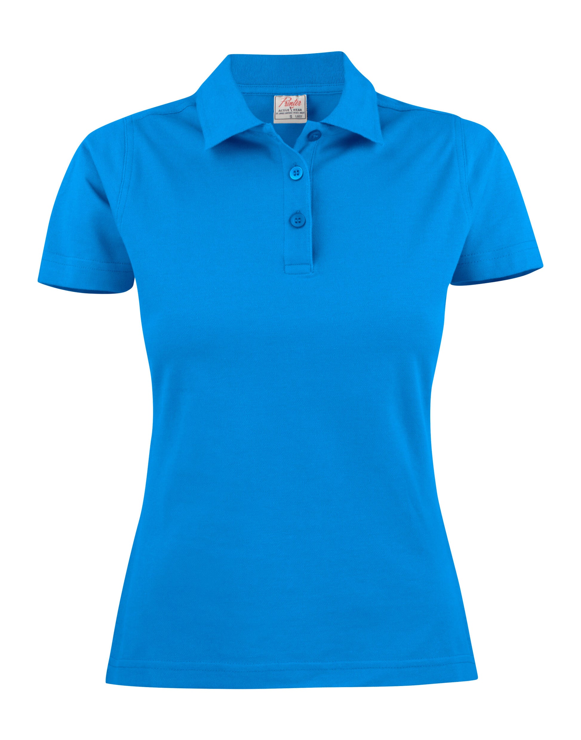 Ladies Surf Pique Polo - Ocean Blue