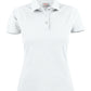 Ladies Surf Pique Polo - White