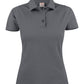 Ladies Surf Pique Polo - Steel Grey