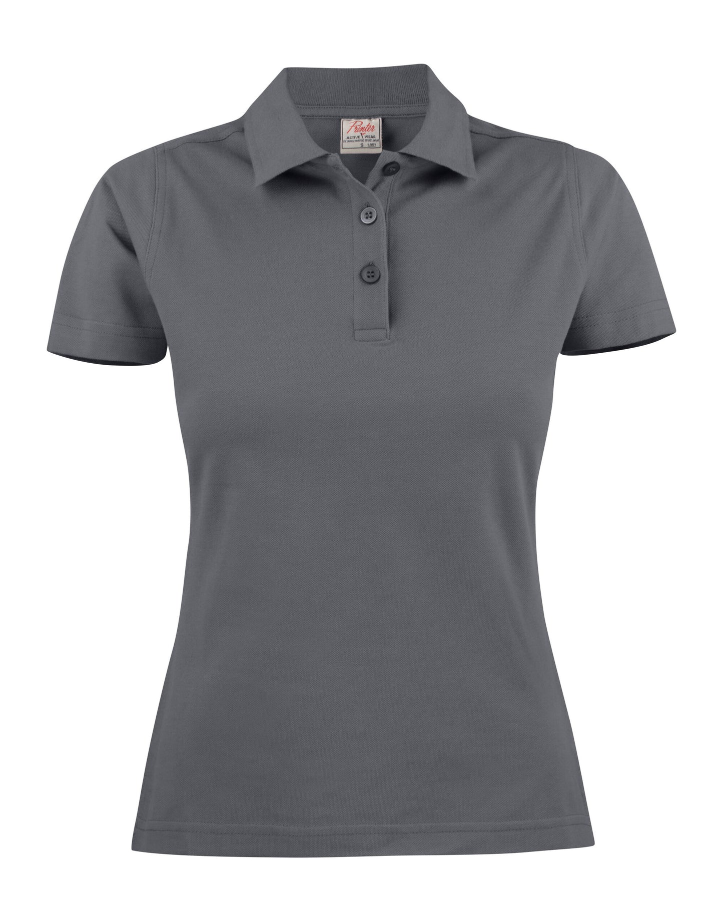 Ladies Surf Pique Polo - Steel Grey
