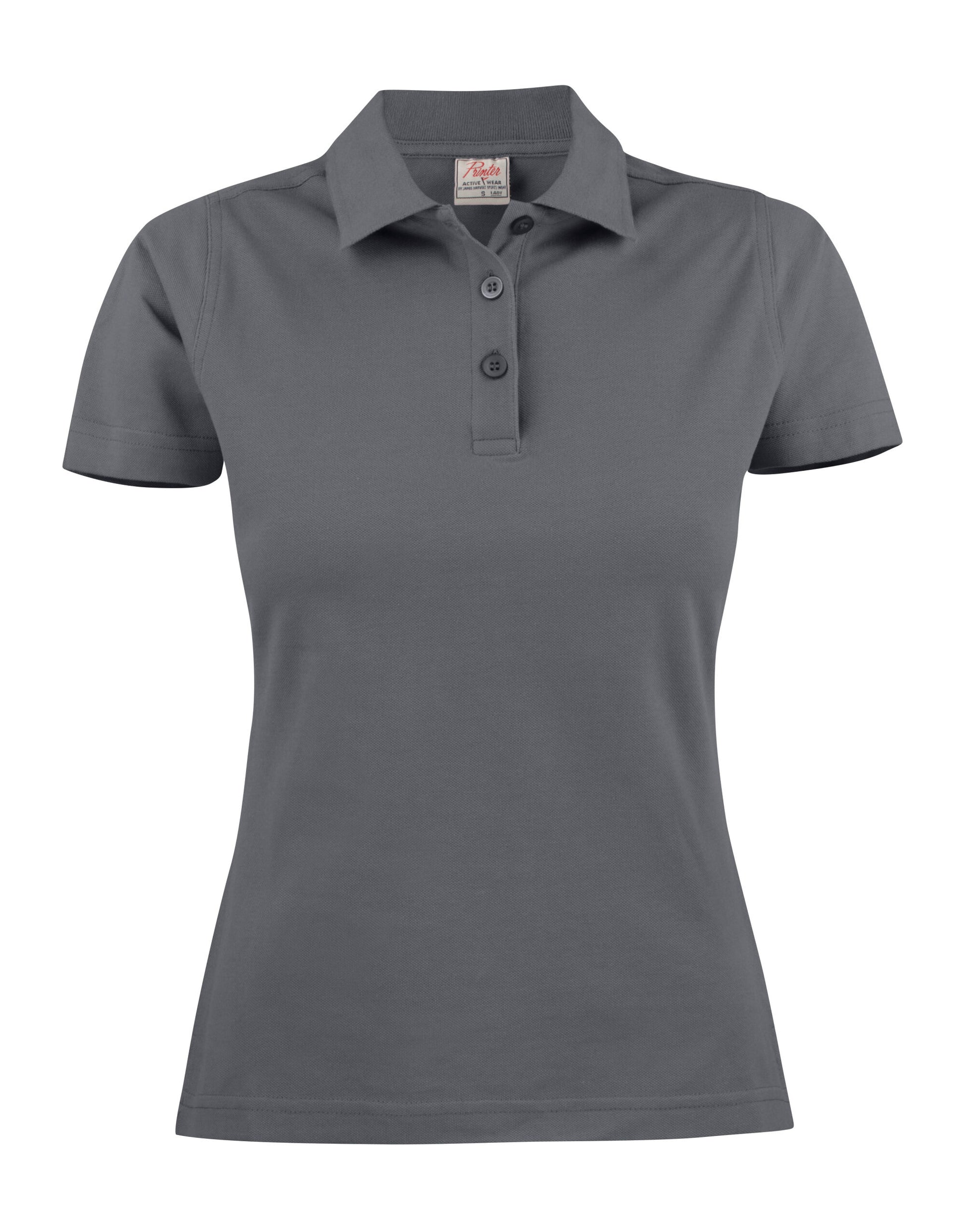 Ladies Surf Pique Polo - Steel Grey