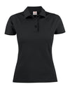 Ladies Surf Pique Polo - Black