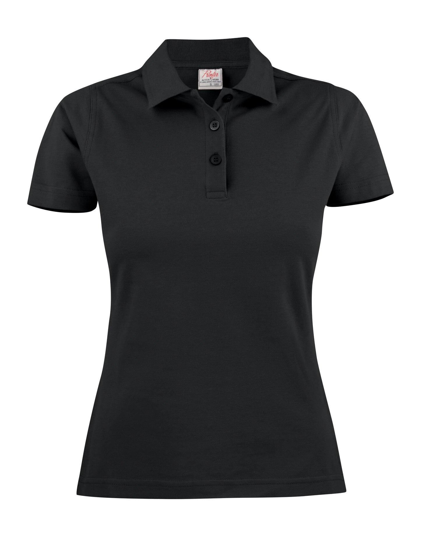 Ladies Surf Pique Polo - Black