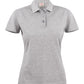 Ladies Surf Pique Polo - Grey