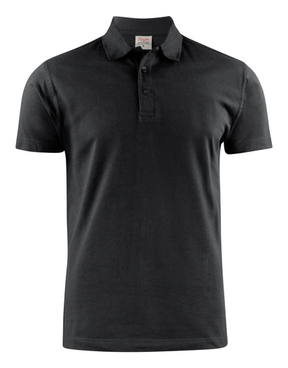 Mens Surf RSX Pique Polo - Black