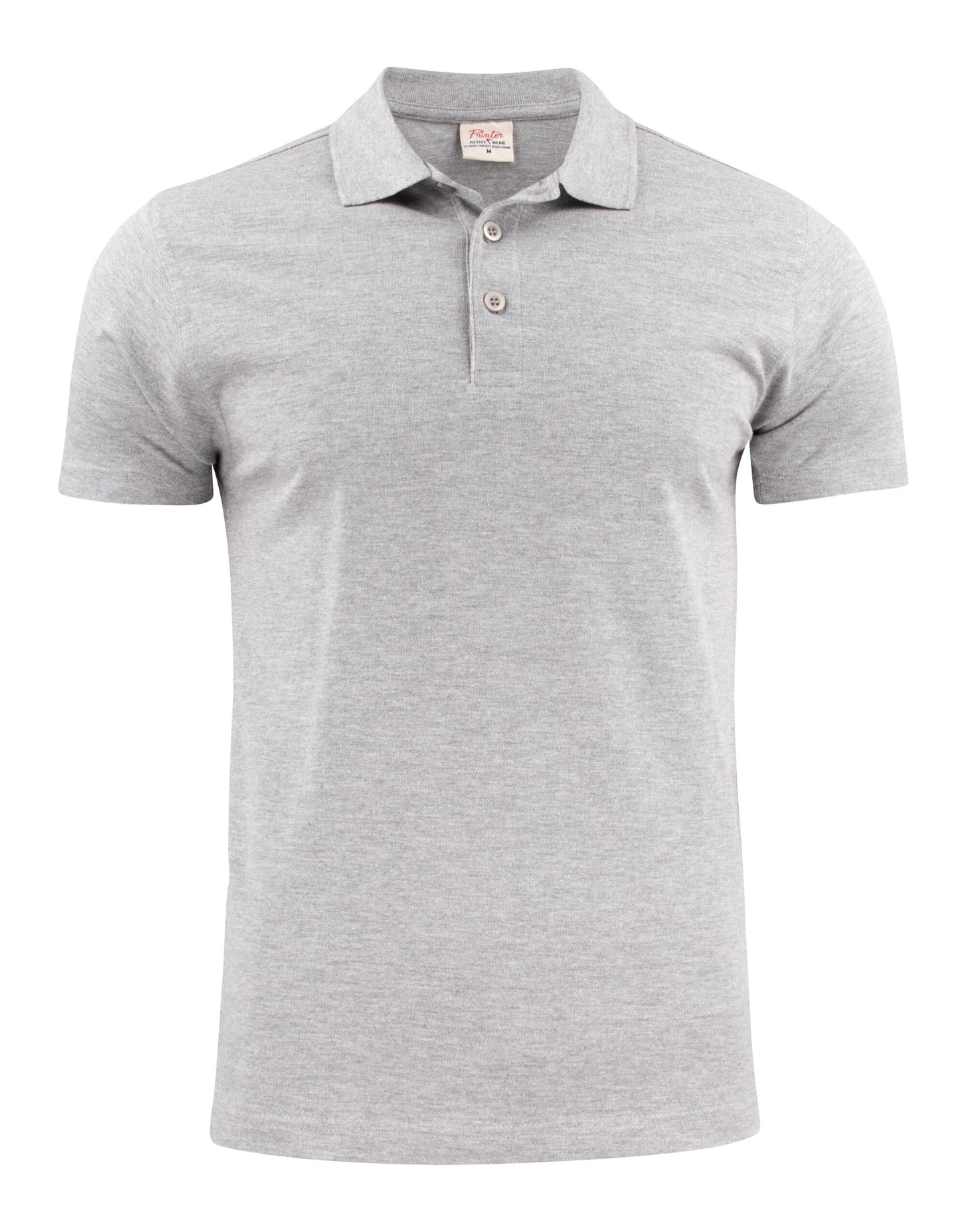 Mens Surf RSX Pique Polo - Grey Melange