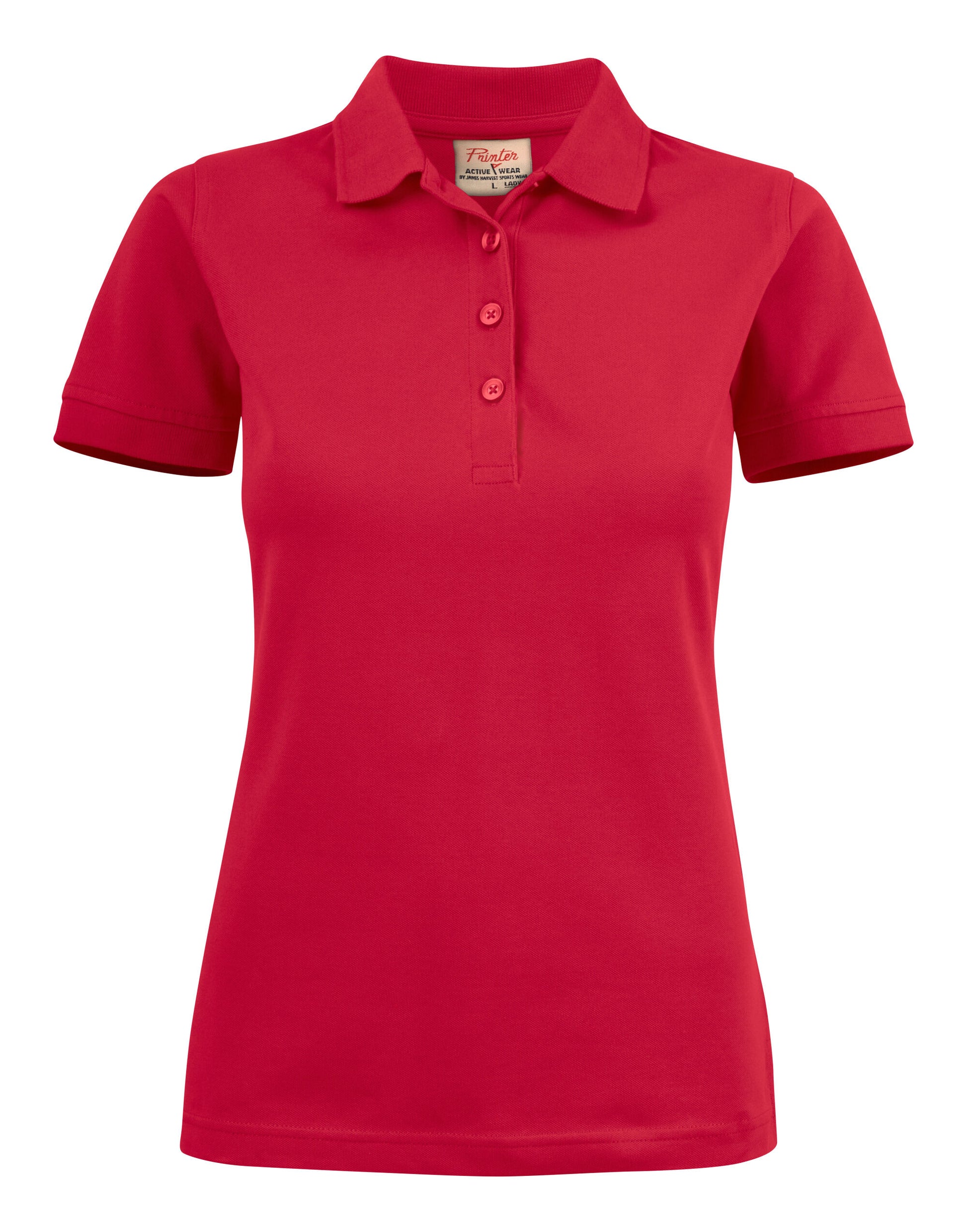 Ladies Surf Stretch Polo - Red