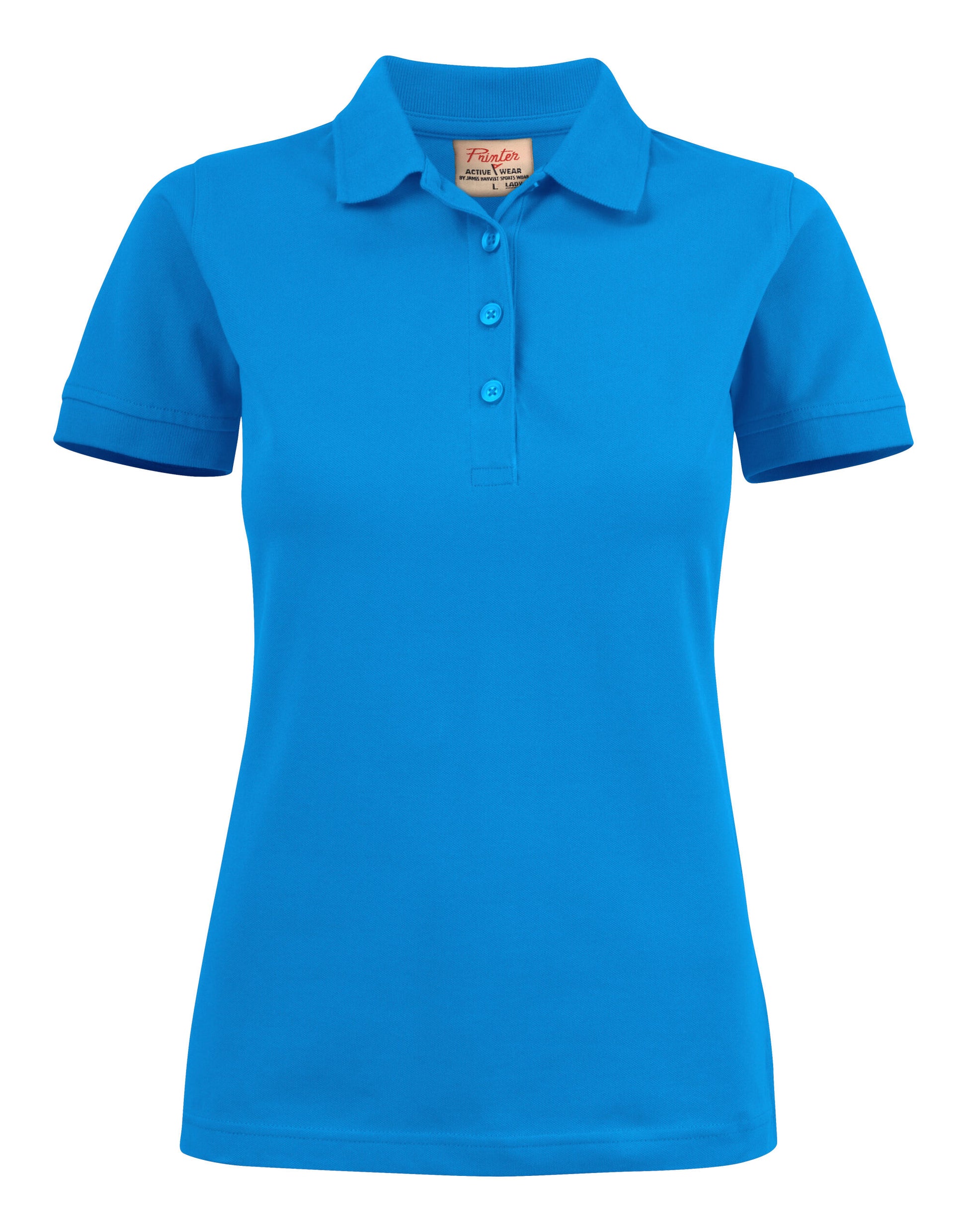 Ladies Surf Stretch Polo - Ocean Blue