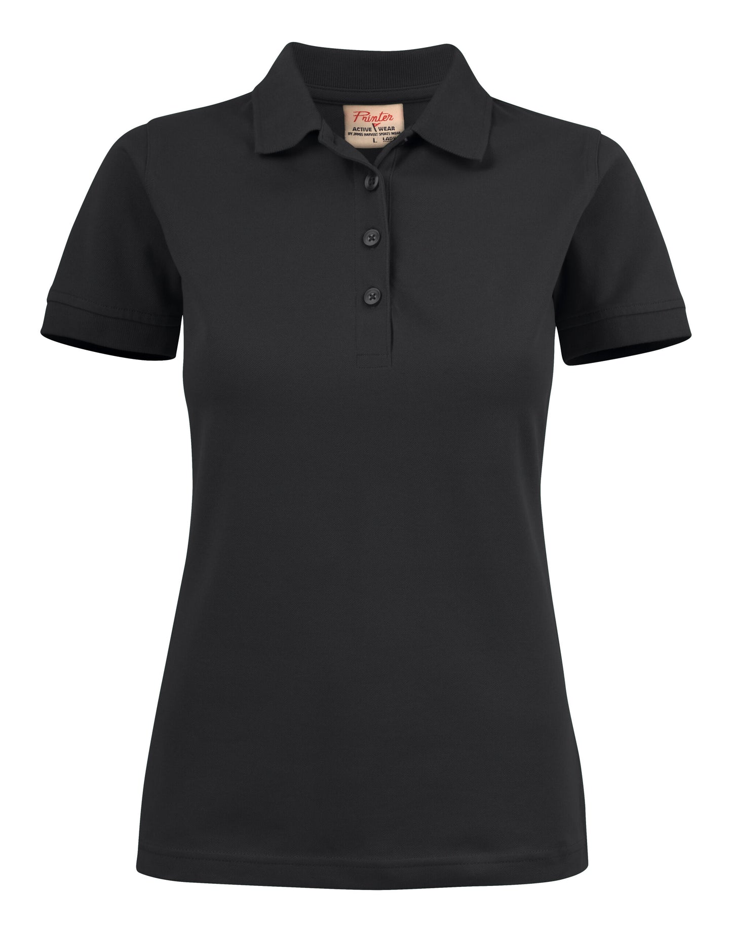 Ladies Surf Stretch Polo - Black