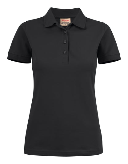 Ladies Surf Stretch Polo - Black